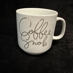 Coffee Cup Mug "Coffee Snob" Cup is by Easy Tiger